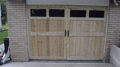 Diy Wooden Garage Door Repair Diy Tips On Repairing A Battered Old