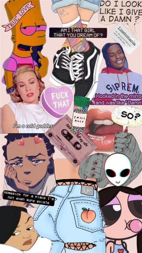 If you're searching for black baddie mood cartoon aesthetic theme, . Afbeeldingsresultaat voor Baddie collage | Wallpaper ...