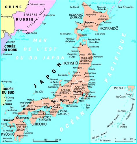 Map Of Japan Regions Political And State Map Of Japan