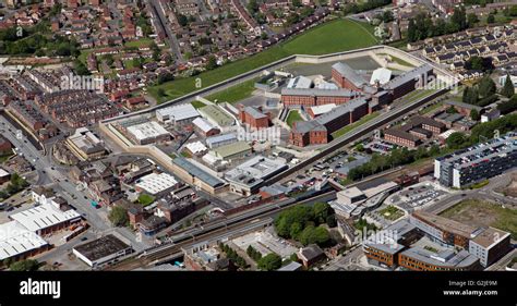Aerial View Of Hm Prison Wakefield A Category A Jail In West Yorkshire