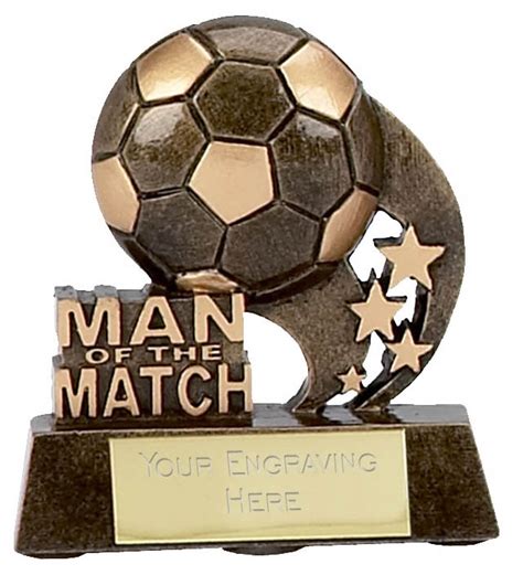 Beautiful Football Man Of The Match Trophy A879 Man Of The Match