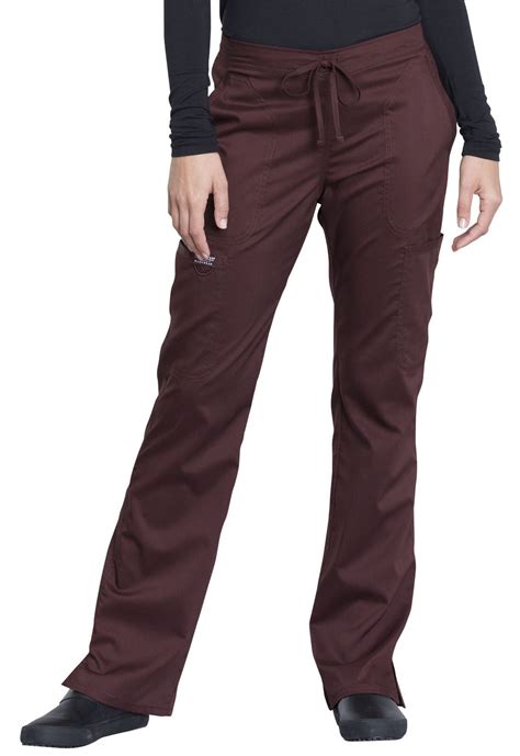 Workwear Revolution Women Medical Scrubs Pant Mid Rise Moderate Flare
