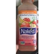 Naked Fruit Smoothie Strawberry Banana Calories Nutrition Analysis