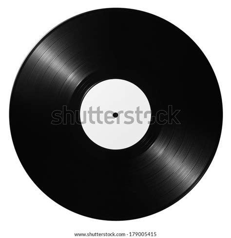 Black Vinyl Record Isolated On White Stock Photo 179005415 Shutterstock