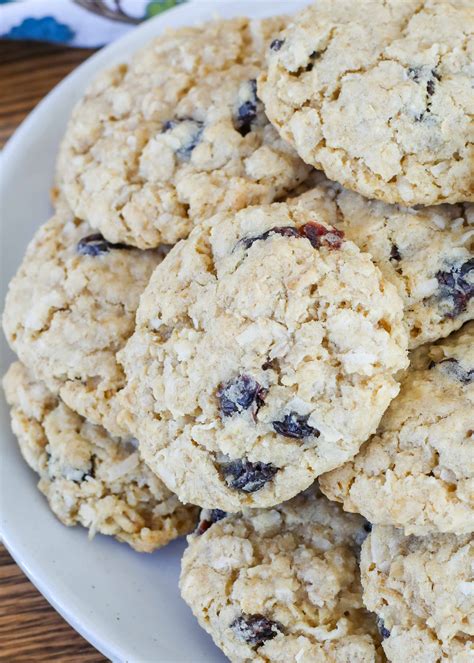 Coconut Cranberry Oatmeal Cookies Barefeet In The Kitchen