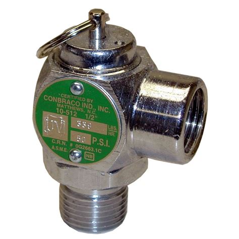 All Points 56 1249 50 Psi Chrome Steam Safety Relief Valve 12 Npt