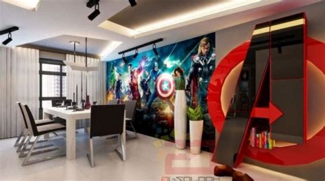 Iron man bedroom package (available on order)fans of t.v serials? An Avengers-Themed Home - Neatorama