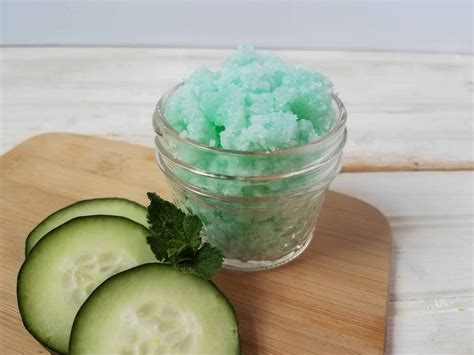 Cucumber Mint Sugar Scrub Recipe · The Inspiration Edit