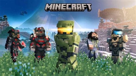 Minecraft And Halo Infinite Collide As Master Chief Mash Up Pack