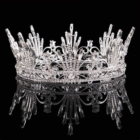 Gorgeous Pretty Rhinestone Tiara Crown Exquisite Crowns Wedding Bridal Princess Birthday Tiaras