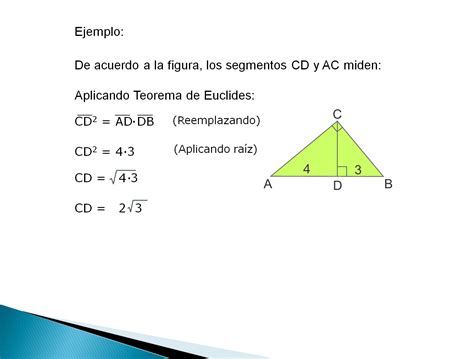 Tomidigital Teorema De Euclides