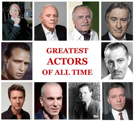 Top Ten Greatest Actors Of All Time Youtube Riset