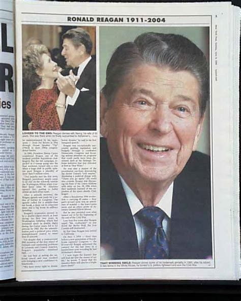 Death Of Ronald Reagan