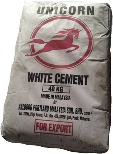 Unicorn White Cement White Ordinary Portland Cement Lian Wang