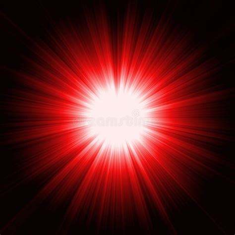 Red Light Burst Stock Illustration Illustration Of Luminosity 10206634