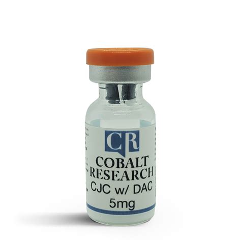 1ml bacteriostatic water per 2mg peptide. CJC 1295 w/ DAC, 5mg - Cobalt Research Supply