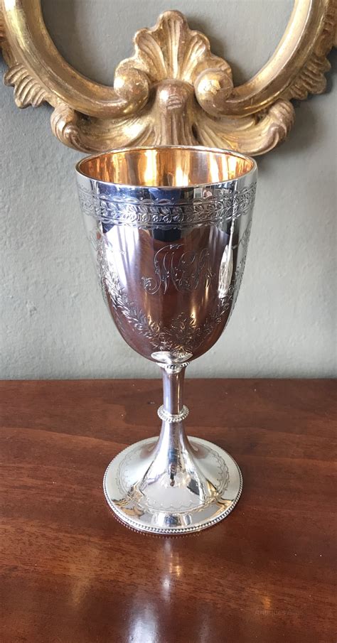 Antiques Atlas Quality Victorian Silver Goblet By Mappin And Webb