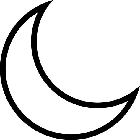 Moon Svg Png Icon Free Download (#381372) - OnlineWebFonts.COM