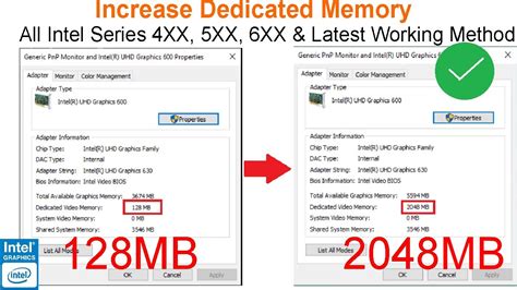 Increase Dedicated Video Memory Vram In Latest Intel Uhd 3x 4x 5x