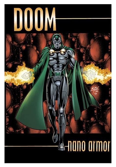 Bob Layton Doctor Doom Nano Armour Comic Art Doctor Doom Marvel