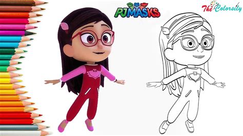 How To Draw Amaya Pj Masks Easy Drawing 🎃 Pj Masks Owlette Amaya Girl