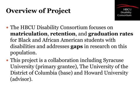 Ppt Hbcu Disability Consortium Powerpoint Presentation Free Download
