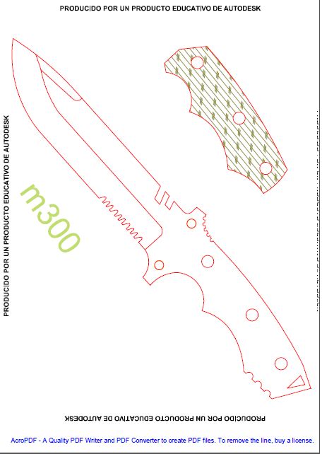 El cuchillo cuenta con un tamaño 30,6 centímetros, 17,6 de longitud de la hoja. Colección de plantillas para hacer cuchillos - Taringa ...