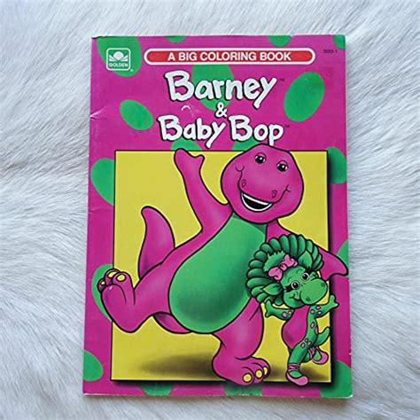 Barney And Baby Bop A Big Coloring Book By Golden Books Verygood