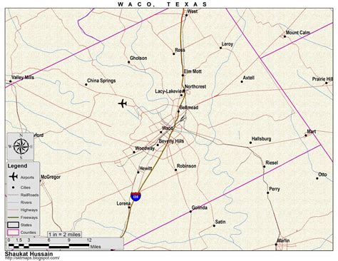 Maps Map Of Waco Tx