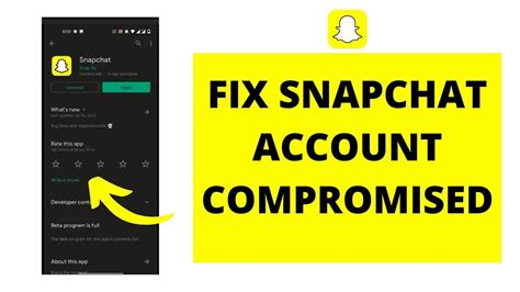 How To Fix Snapchat Account Compromised Snapchat Compromised Fix