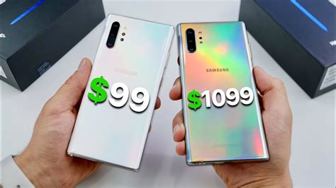 99 Fake Samsung Galaxy Note 10 Plus Vs 1099 Note 10 Plus Youtube