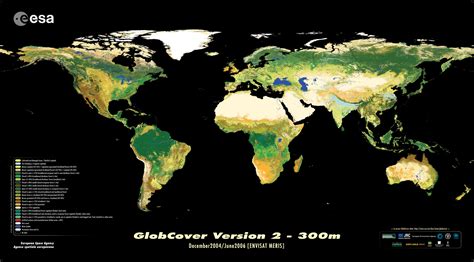 Esa Envisat Global Land Cover Map