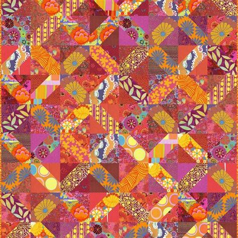 Eclectic Red Featuring Artisan Eclectic Quilts Kaffe Fassett