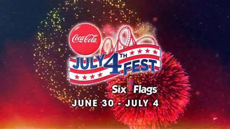 Six Flags July 4th Fest Tv Spot Thrilling Ispottv