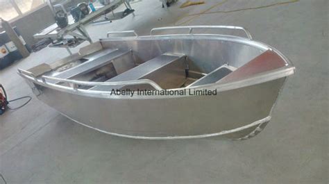 China Abelly All Welded 14ft V Hull Fishing Boat Jon Boatrow Boat