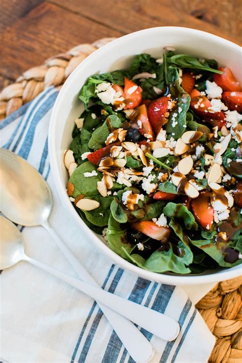 2 tbsp sliced green onion. The Best Spinach Salad for Summer | M Loves M | Recipe in ...