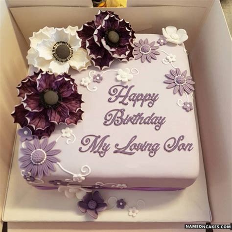 This birthday, i wish you nothing but pure joy and happiness that will accompany the presence of your first grandchild! Happy Birthday my loving son Cake Images