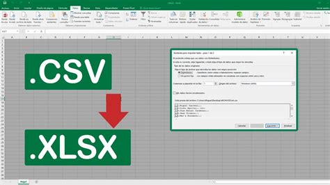 Como Pasar Archivos CSV A Excel Importar Formato CSV A Xlsx YouTube