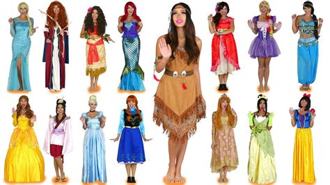 Every Disney Princess Costume Ever For Halloween Totally Tv Youtube