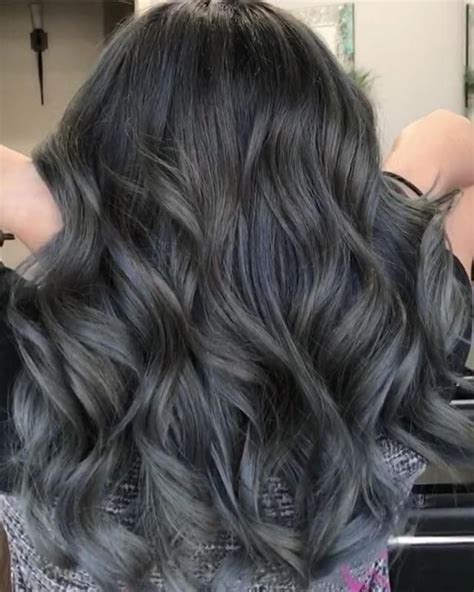 Charcoal Hair Is Trending On Instagram Huffpost Graceful Charcoal