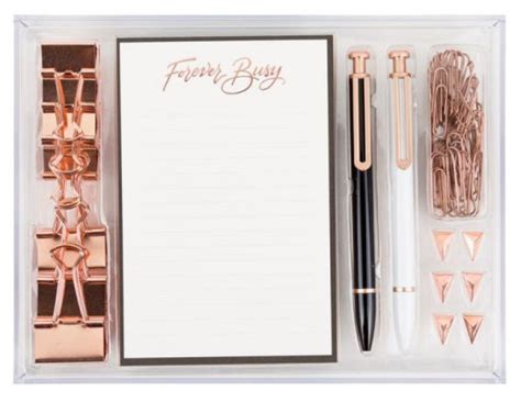 Rose Gold Desk Accessories For Your Office Chic Home Life