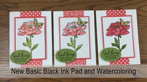 New Stampin Up Archival Basic Black Ink Pad Youtube