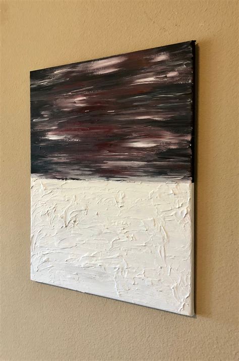 Textured Abstract Painting Art On 16 X 20 Canvas Etsy