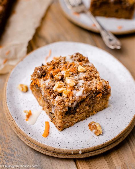 Carrot Coffee Cake With Almond Flour Shuangys Kitchensink
