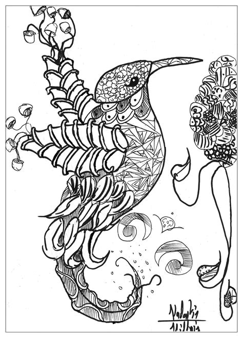 Easy Adult Coloring Animals Coloring Pages
