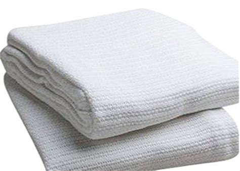 Cotton Cellular Blanket White Thomas Textiles