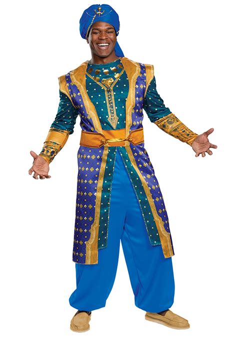 disney genie aladdin inflatable torso licensed adult film fancy dress costume kostüme en6064446