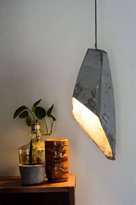 Once you make a beautiful crystal chandelier out of leftover plastic bottles or spoons, using potential waste in other. DIY Concrete Illuminators : Hanging Concrete Lamp