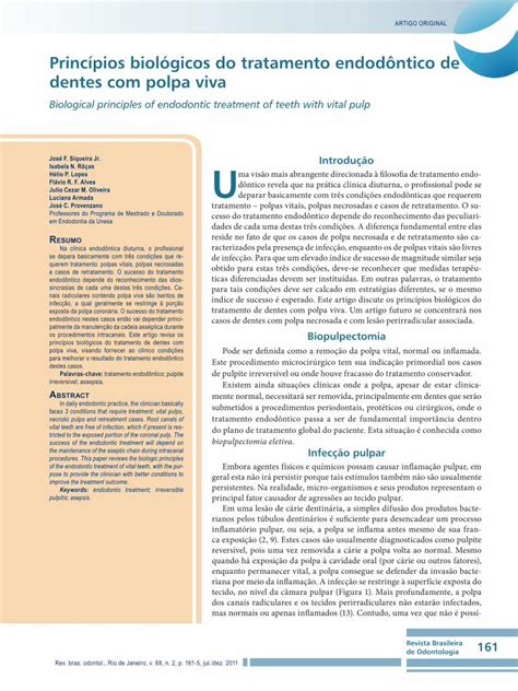 PDF Princípios biológicos do tratamento endodôntico de dentes DOKUMEN TIPS