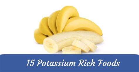 15 potassium rich foods for a healthy living